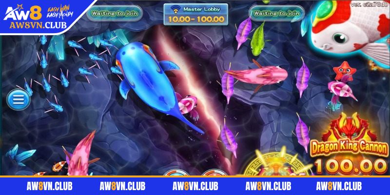 Fierce Fishing AW8 - Game Bắn Cá Ăn Tiền Cho Người Việt 3 Hệ thống có bảng quy đổi công khai