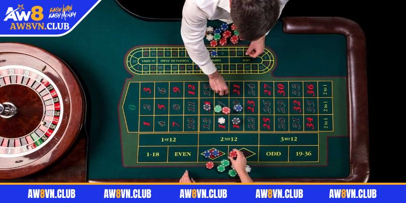 Roulette AW8 – Khám Phá Trò Quay Số Đỉnh Cao Tại Sòng Online 2 Mỗi bàn gồm bánh quay có đánh số